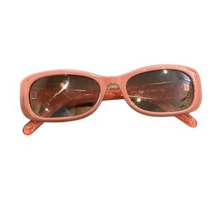Salsa  Sunglasses S692 col 30 . Pink rectangular. Cat eye frame with brown lense